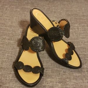 Jack Roger's Luccia Leather Wedge Sandal